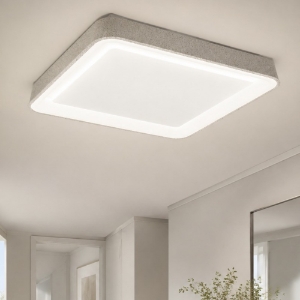 Plafoniera 50cm effetto muro moderna quadrata per cucina led 50w cct 3000k 4000k