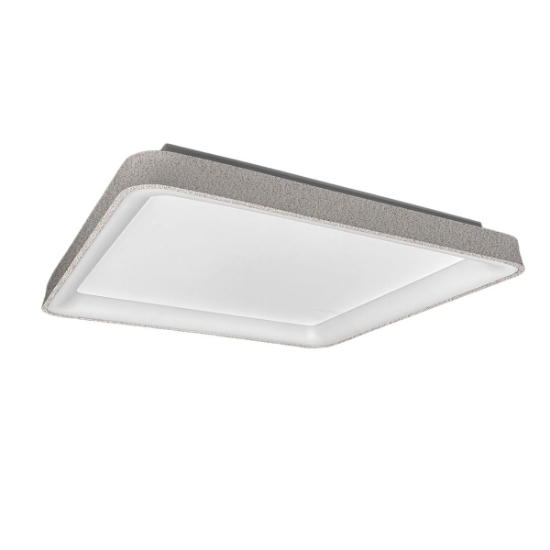 Plafoniera 50cm effetto muro moderna quadrata per cucina led 50w cct 3000k 4000k
