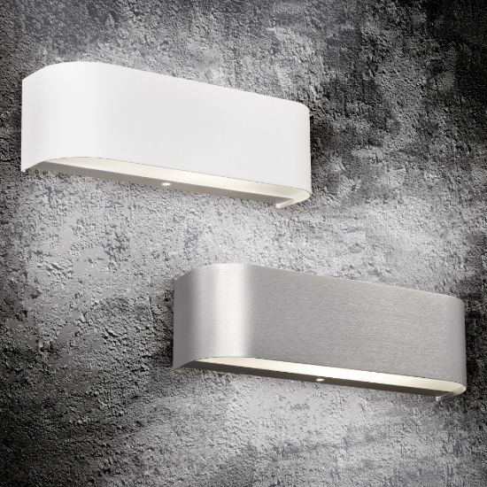 Applique da parete bianca led 3.1w 3000k moderna