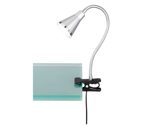 Lampada da scrivania a morsetto titano led 3,8w 3000k