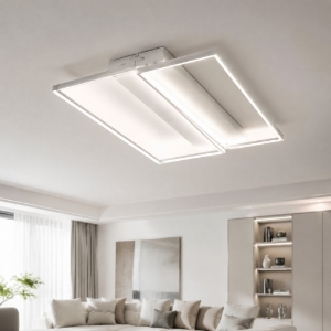 Ondaluce pl gr square bianco plafoniera design moderna led 34w 3000k