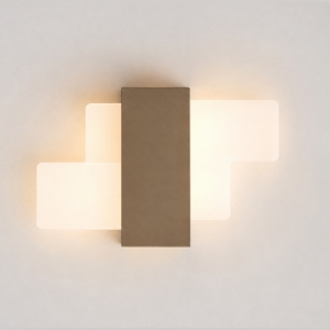 Applique da parete led 12w cct 3000k 4000k 12cm moderna sabbia bagnata