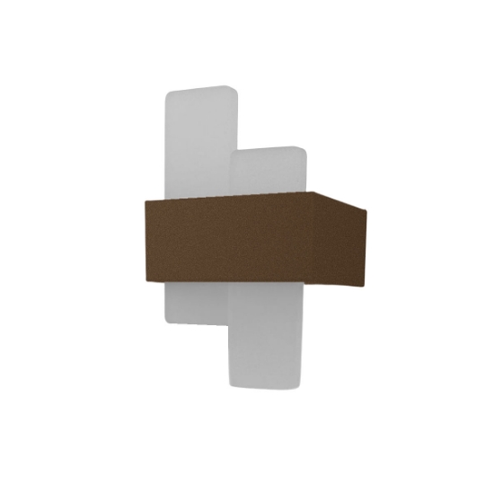 Applique da parete ruggine led 12w cct 3000k 4000k per ingresso