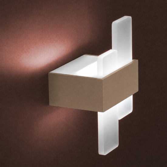 Applique da parete moderna sabbia bagnata led 20w cct 3000k 4000k