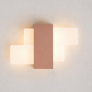 Applique da parete moderna biemissione pesca led 20w cct 3000k 4000k