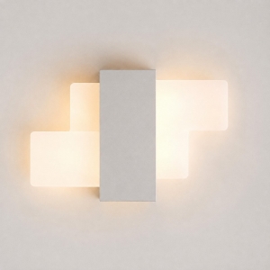 Applique da parete moderna per soggiorno tortora led 20w cct 3000k 4000k