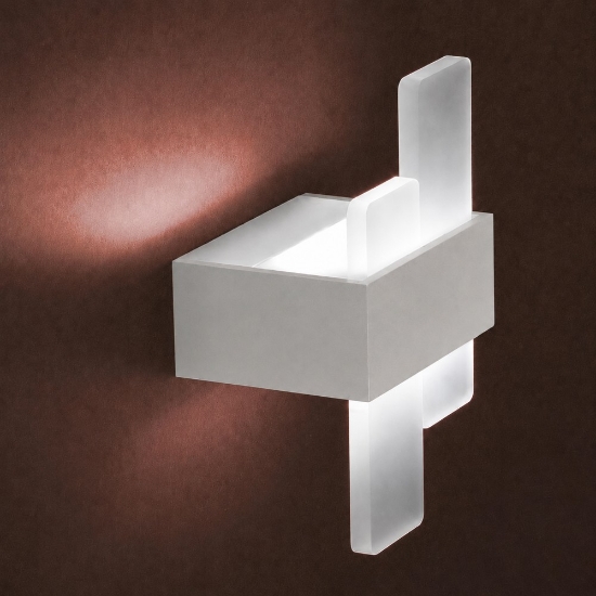 Applique da parete moderna per soggiorno tortora led 20w cct 3000k 4000k