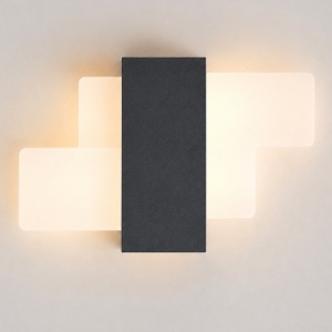 Applique da parete moderna per soggiorno antracite led 30w cct 3000k 4000k