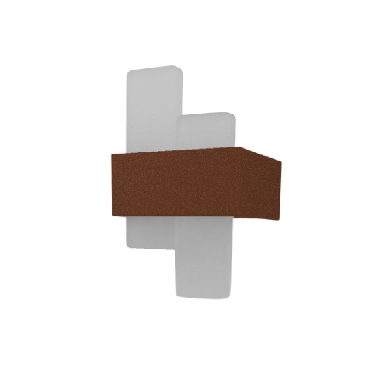 Applique da parete moderna rame opaco led 30w cct 3000k 4000k