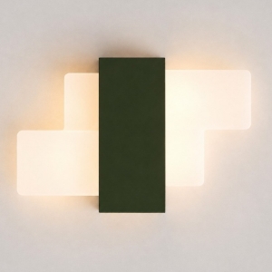 Applique da parete led 30w cct 3000k 4000k per soggiorno verde oliva