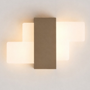 Applique da parete led 30w cct 3000k 4000k moderna sabbia