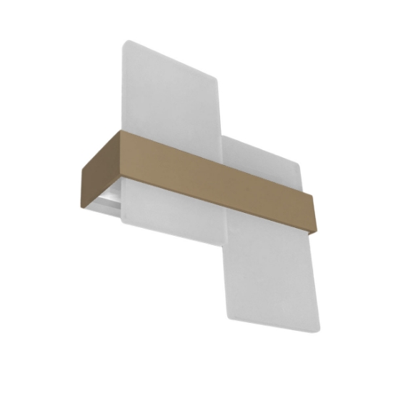 Applique da parete led 30w cct 3000k 4000k moderna sabbia