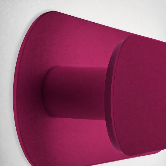 Applique da comodino moderna magenta led 12w cct 3000k 4000k per camera da letto