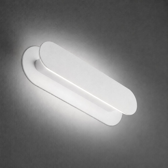 Applique da comodino moderna bianca led 12w cct 3000k 4000k