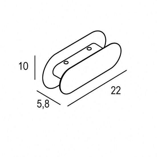 Applique da comodino moderna bianca led 12w cct 3000k 4000k