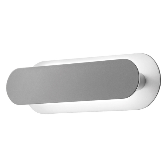 Applique da comodino led 20w cct 3000k 4000k moderna bianca