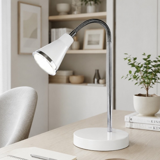 Lampada da scrivania moderna led 3.8w 3000k bianca