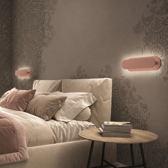 Applique da comodino moderna pesca led 20w cct 3000k 4000k