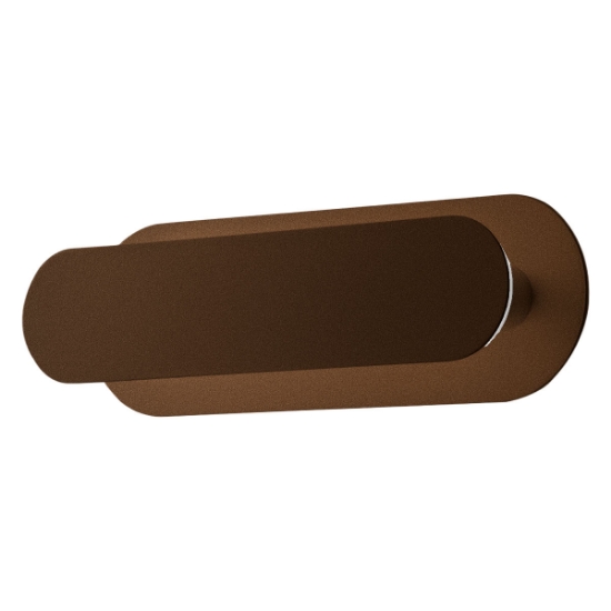 Applique da comodino moderna ruggine led 20w cct 3000k 4000k