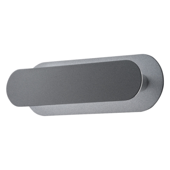 Applique da comodino led 20w cct 3000k 4000k moderna grigio perla