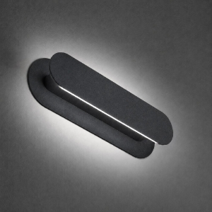 Applique da comodino moderna antracite led 20w cct 3000k 4000k