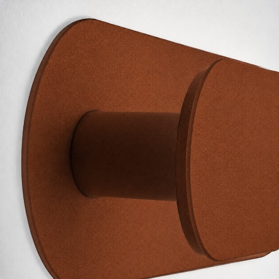 Applique da comodino moderna rame opaco led 20w cct 3000k 4000k