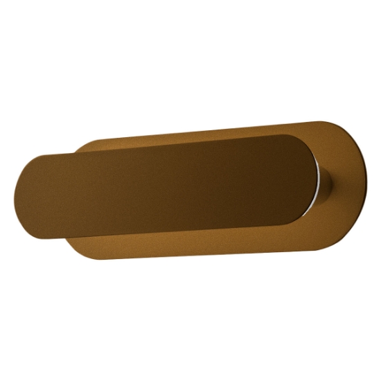 Applique da comodino moderna oro opaco led 20w cct 3000k 4000k