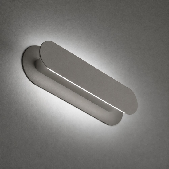 Applique da comodino led 20w cct 3000k 4000k  moderna tortora