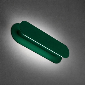 Applique da comodino led 20w cct 3000k 4000k moderna verde bosco