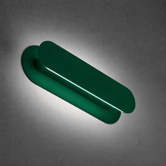 Applique da comodino led 20w cct 3000k 4000k moderna verde bosco