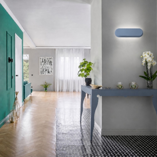 Applique moderna carta da zucchero led 28w cct 3000k 4000k