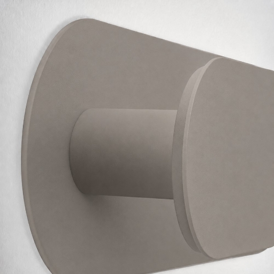 Applique da parete moderna tortora led 28w cct 3000k 4000k