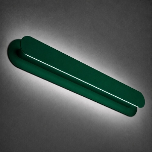 Applique da parete moderna verde bosco led 28w cct 3000k 4000k