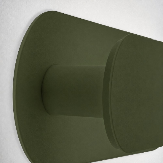 Applique da parete moderna verde oliva led 28w cct 3000k 4000k