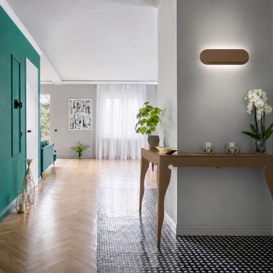 Applique da parete moderna sabbia bagnata led 28w cct 3000k 4000k