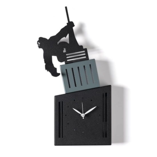 Orologio da cucina moderna king kong nero
