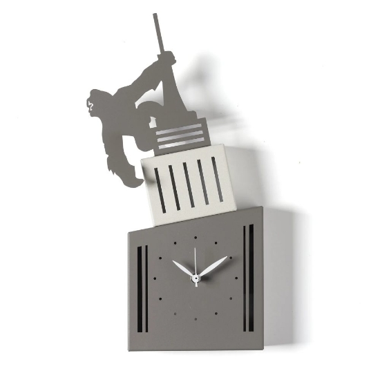 Orologio da parete king kong per cucina moderna fango e avorio