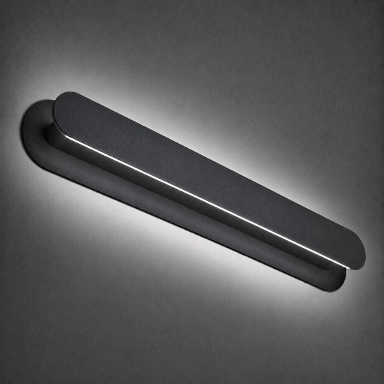 Applique da parete moderna antracite led 28w cct 3000k 4000k