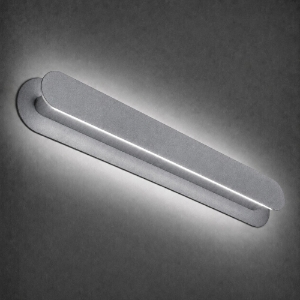 Applique da parete moderna grigio perla led 28w cct 3000k 4000k