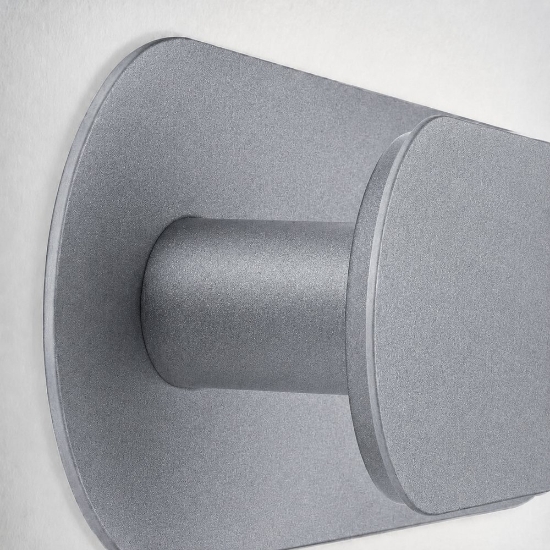 Applique da parete moderna grigio perla led 28w cct 3000k 4000k