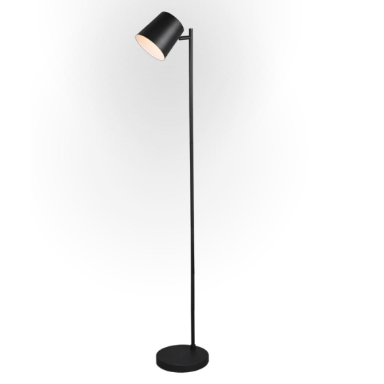 Piantana da terra nero opaco led 4,5w 3000k dimmerabile usb ricaricabile