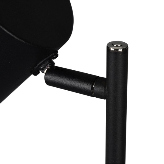Piantana da terra nero opaco led 4,5w 3000k dimmerabile usb ricaricabile