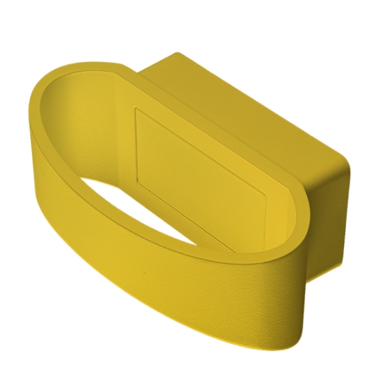 Applique da esterno moderna giallo girasole led 12w 3000k ip65