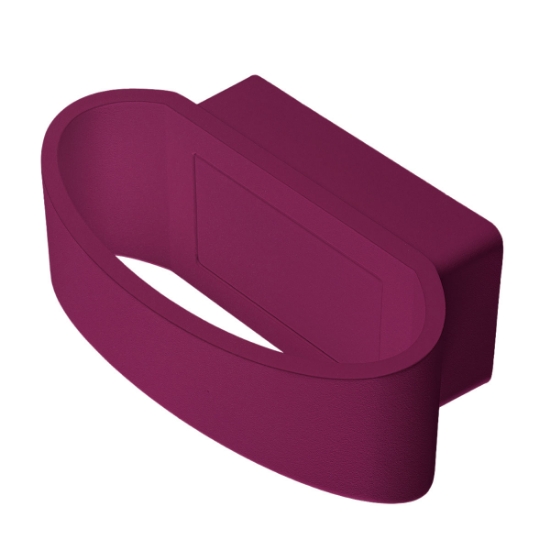 Applique da esterno moderna magenta led 12w 3000k ip65