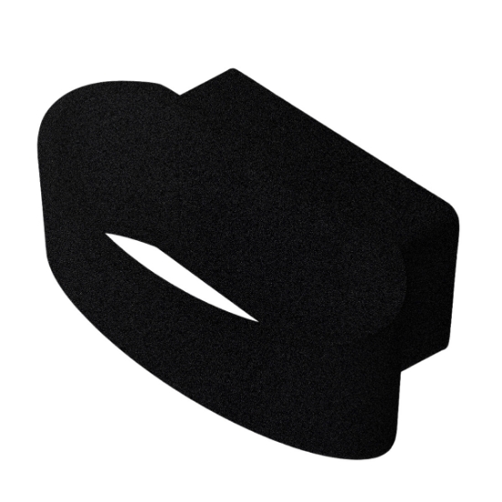 Applique da esterno moderna nero led 12w 3000k ip65