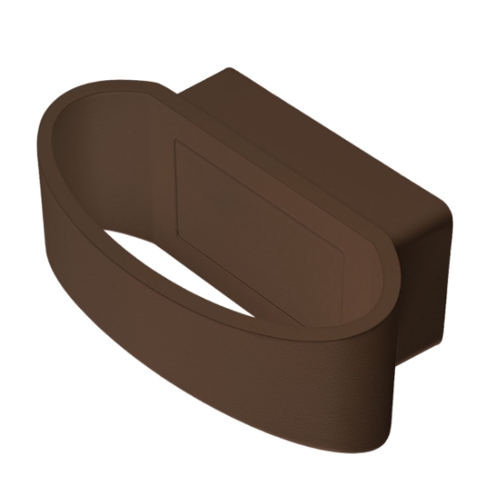 Applique da esterno moderna ruggine led 12w 3000k ip65