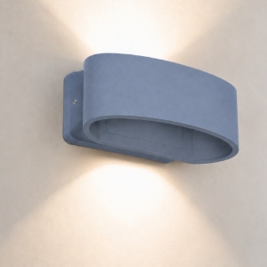 Applique da esterno moderna carta da zucchero led 12w 3000k ip65