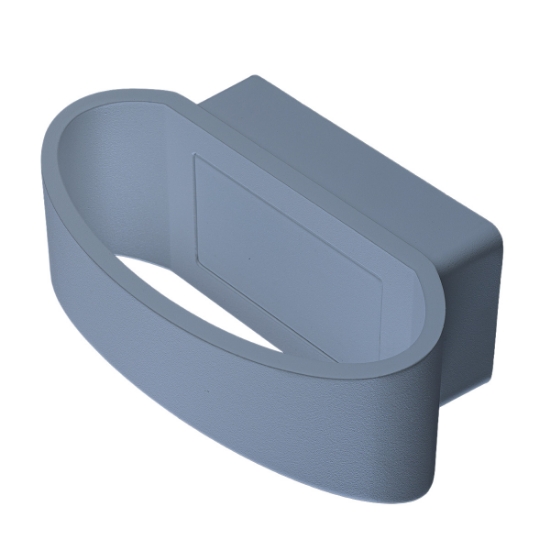 Applique da esterno moderna carta da zucchero led 12w 3000k ip65