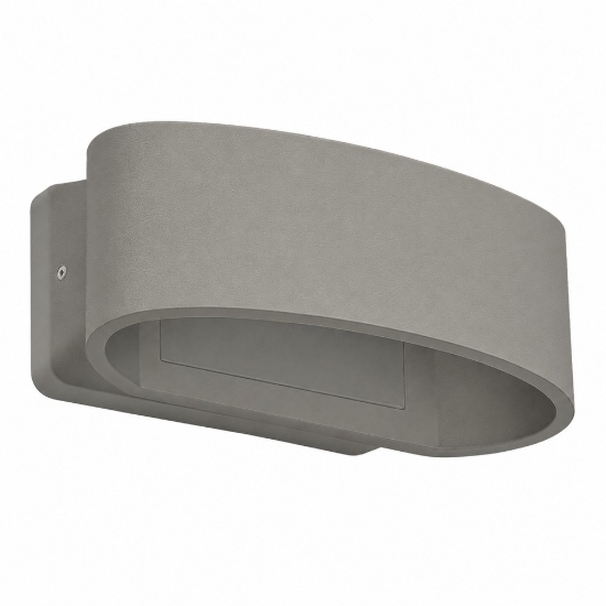 Applique da esterno moderna tortora led 12w 3000k ip65