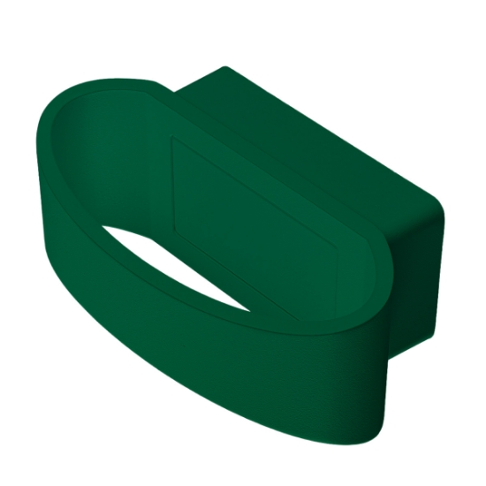 Applique da esterno moderna verde bosco led 12w 3000k ip65